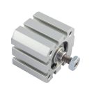 Pancake Pneumatic Cylinder, 3/4" Bore, 1/2" Travel