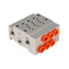 SMC SS5Y3-41-03-N7T 3 Station Base Mount