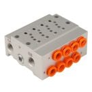 SMC SS5Y3-41-04-N7T 4 Station Base Mount