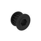 18T x 15mm Wide Aluminum Pulley (HTD 5mm, 1/2" Hex)