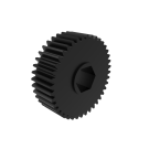 40T Steel Spur Gear (32 DP, 3/8" Hex Bore)