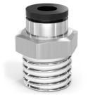 Straight Pneumatic Fitting (1/4" NPT, 1/4" Hose) (5-pack)