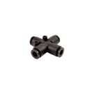 Cross Pneumatic Fitting (1/4" Hose) (5-pack)