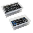 Storage Bin, Lid & Tray