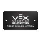Award Plate "Robot Skills Champion"
