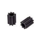 Tight Fit 8T Steel Spur Gear (20 DP, 10T Center Distance, Falcon Motor) (6-pack) 