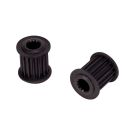 Tight Fit 16T x 9mm Wide Double Flange Aluminum Pulley (GT2 3mm, Falcon Motor) (6-pack)