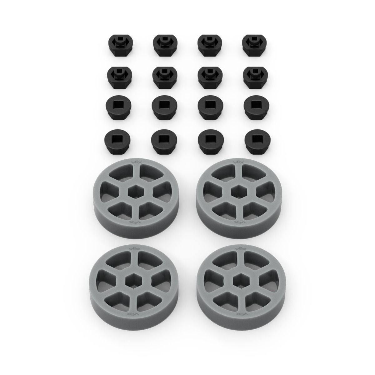 社外ホイールVEX 100-5H Compression Wheel 4-Pack Kits - VEX Robotics