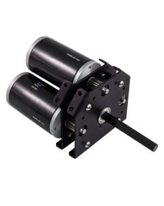 Single Speed, Single Reduction Gearbox (with optional CIM Motors attached)