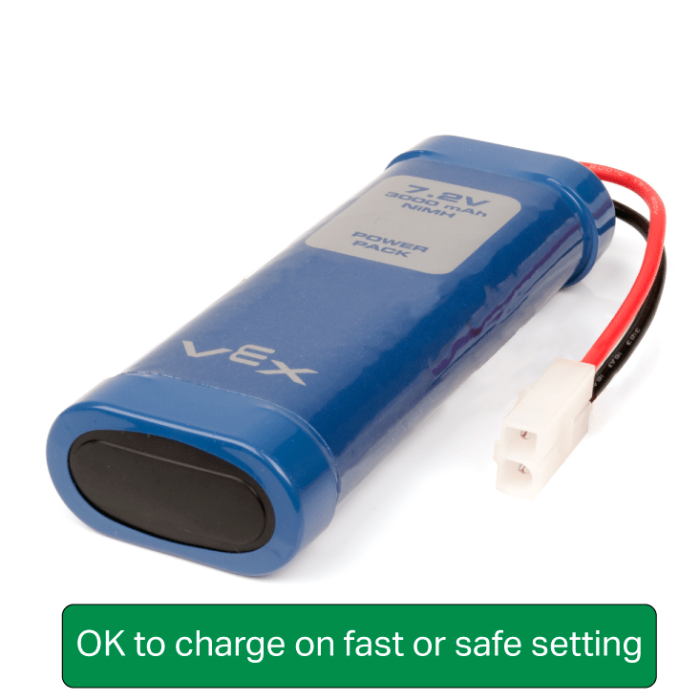 Chargeur automatique 1Ah + batterie Ni-Mh 7,2v 3000mAh