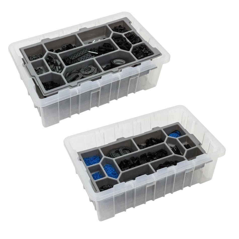 Shelf Bin 24 x 6 x 6, Plastic, 10 Pack, for VEX Storage 