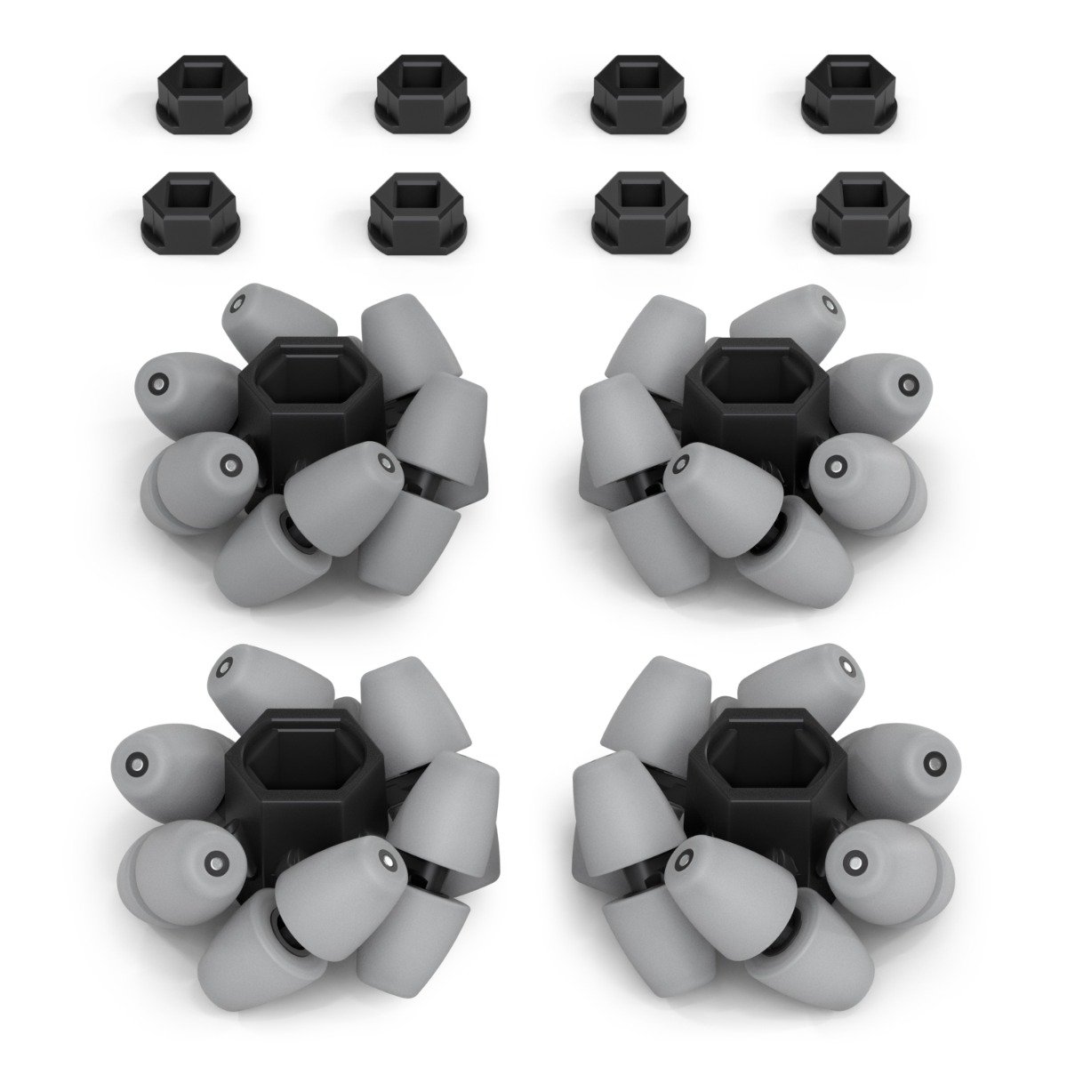 2” Mecanum Wheels v2 (4-Pack) 