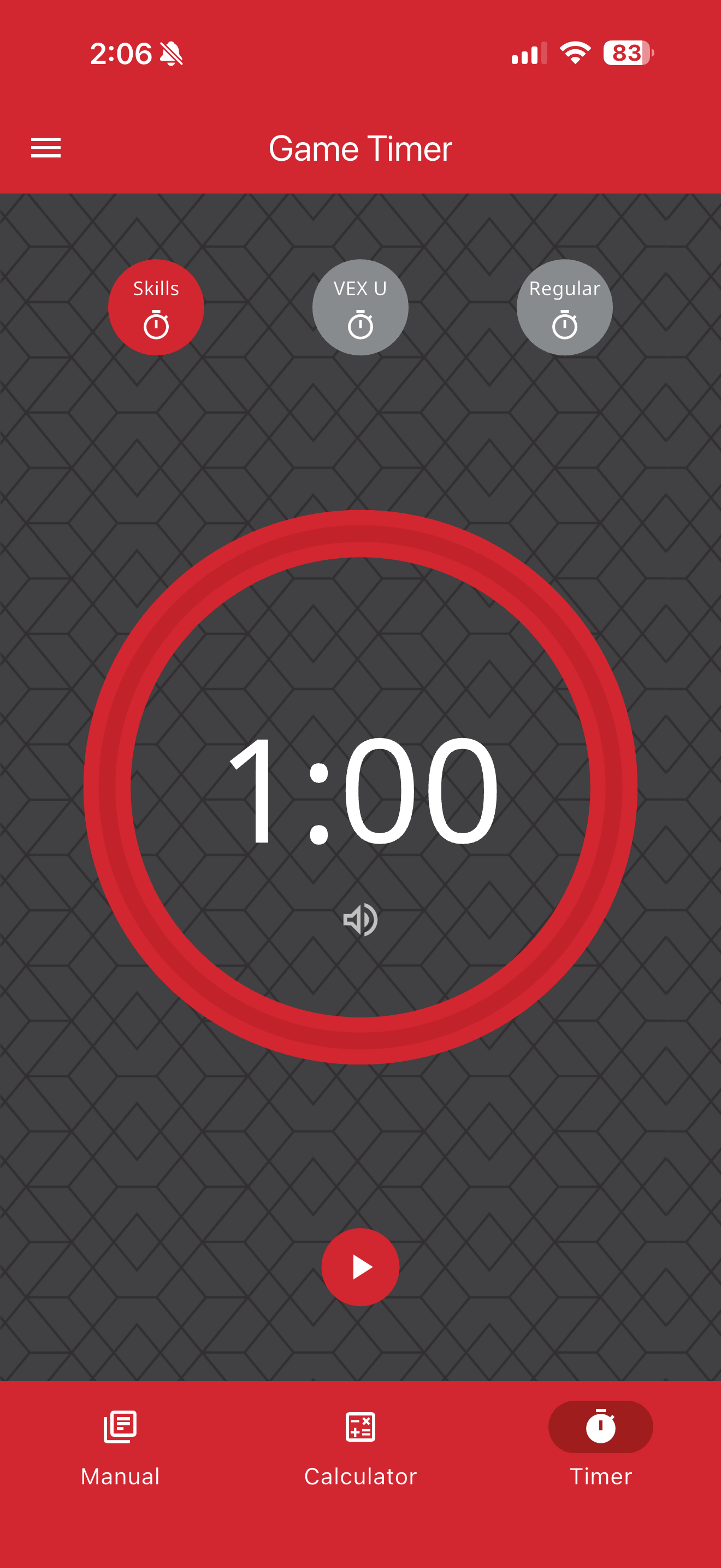 Timer display for VRC Hub with options.